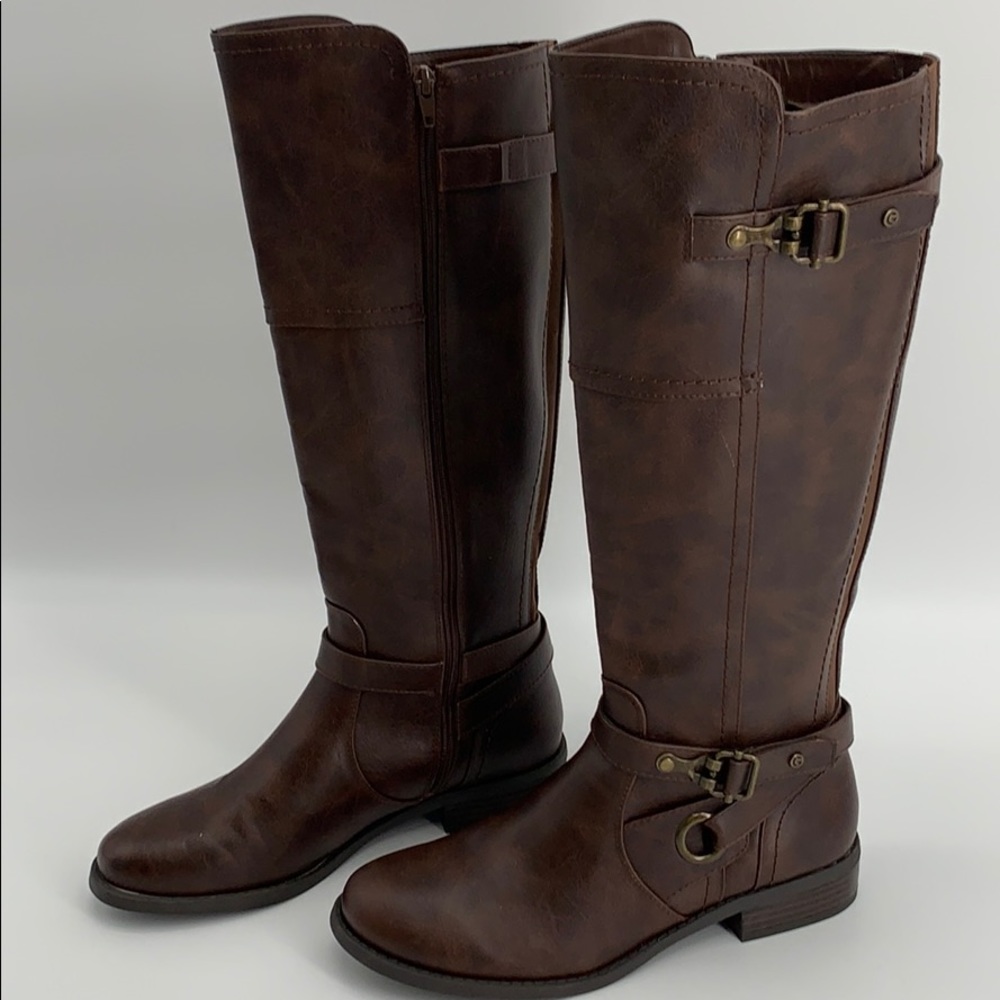 G by Guess women’s 9.5 riding boots tall brown